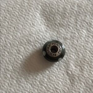 Pandora Black and White Polka Dot Charm